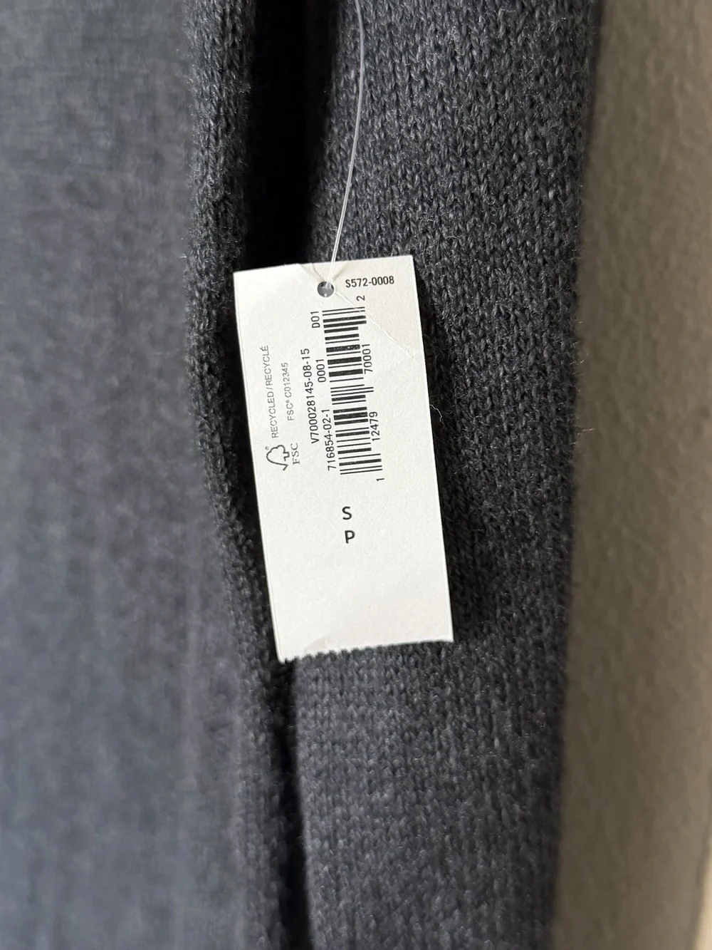Old Navy Charcoal Gray Knit Boat Neck Pullover Tunic Sweater